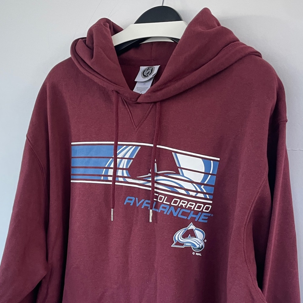 NHL Colorado Avalanche Men's Hooded Sweatshirt Hoodie 2XL Cotton Blend